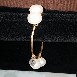 Faux pearl bracelet